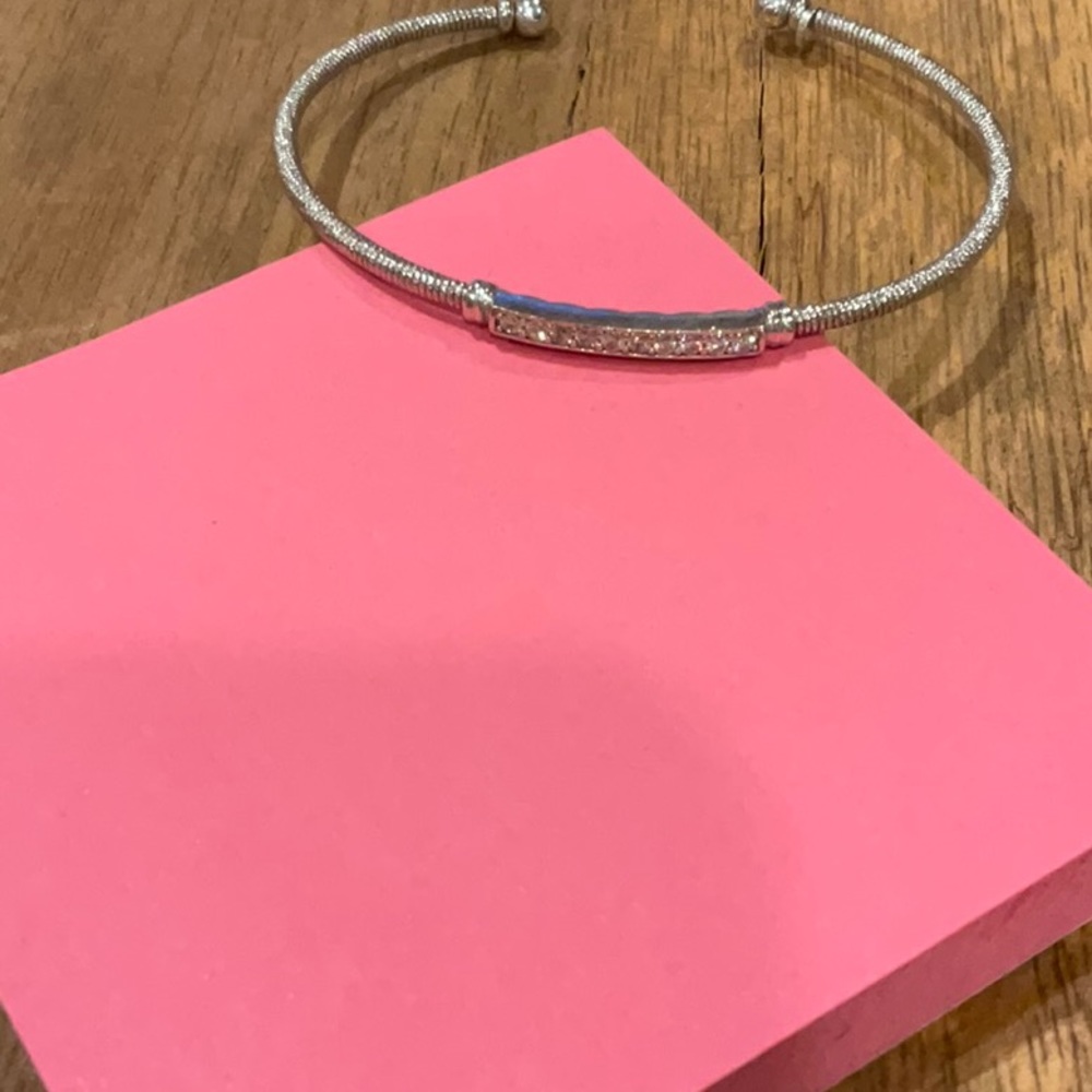 Cute Silver Stackable Bracelets - Picture 2 of 5